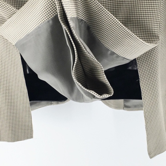 Polo Ralph Lauren Mens Blazer Tan Silk 3 Button Check Made in Italy Sz 44 Long - Picture 9 of 16